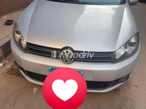 Volkswagen Golf 6 2010 Gray Automatic Used for Sale in Suez  - 8