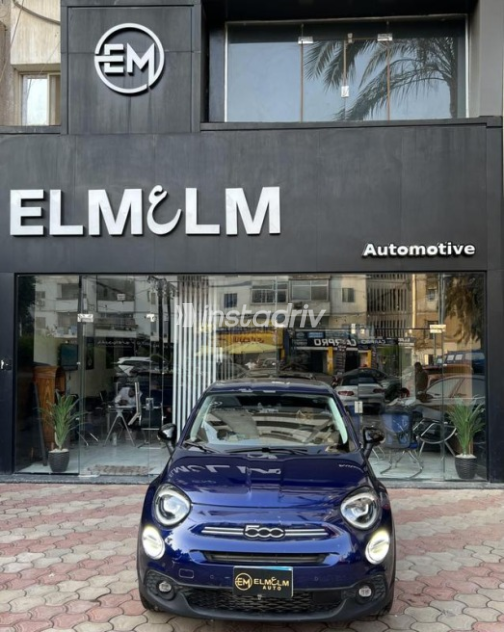 Fiat 500 X 2024 Dark Blue Automatic Used for Sale in Cairo - 1
