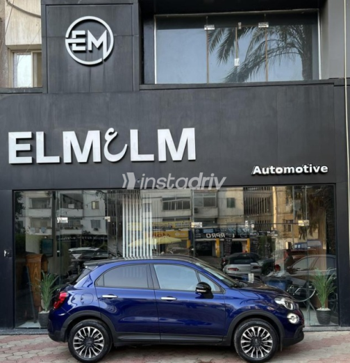 Fiat 500 X 2024 Dark Blue Automatic Used for Sale in Cairo - 6
