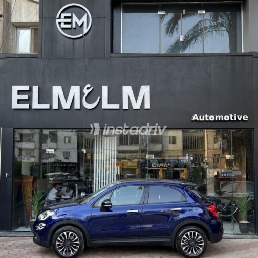 Fiat 500 X 2024 Dark Blue Automatic Used for Sale in Cairo - 7