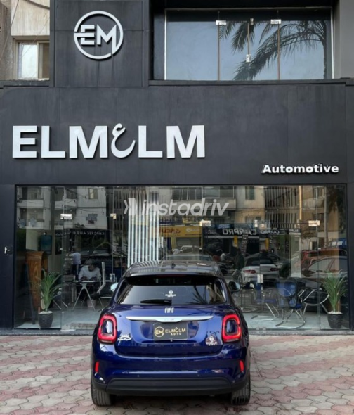 Fiat 500 X 2024 Dark Blue Automatic Used for Sale in Cairo - 8