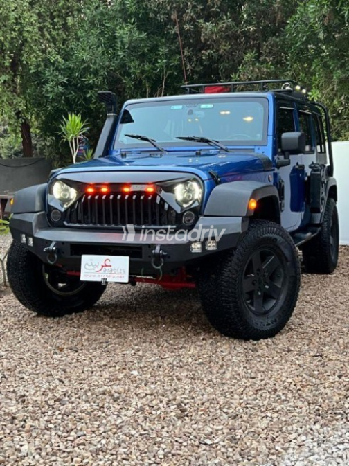 Jeep Wrangler 2013 Dark Blue Automatic Used for Sale in Heliopolis - 2