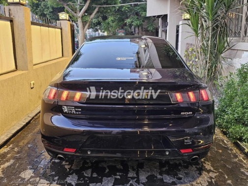 Peugeot 508 2021 Dark Blue Automatic Used for Sale in Heliopolis - 4