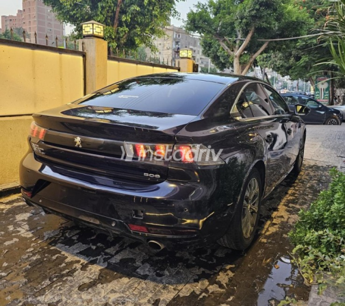 Peugeot 508 2021 Dark Blue Automatic Used for Sale in Heliopolis - 6