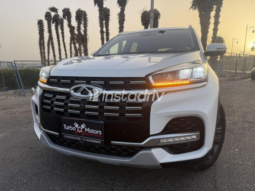 Chery Tiggo 8 2022 White Automatic Used for Sale in Hurghada - 2