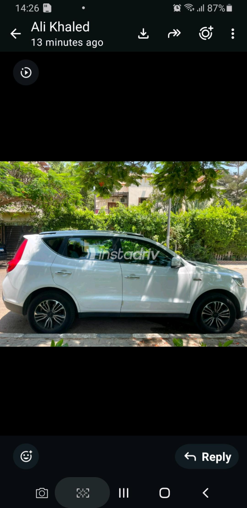 Geely Emgrand X7 2020 White Automatic Used for Sale in Cairo - 3