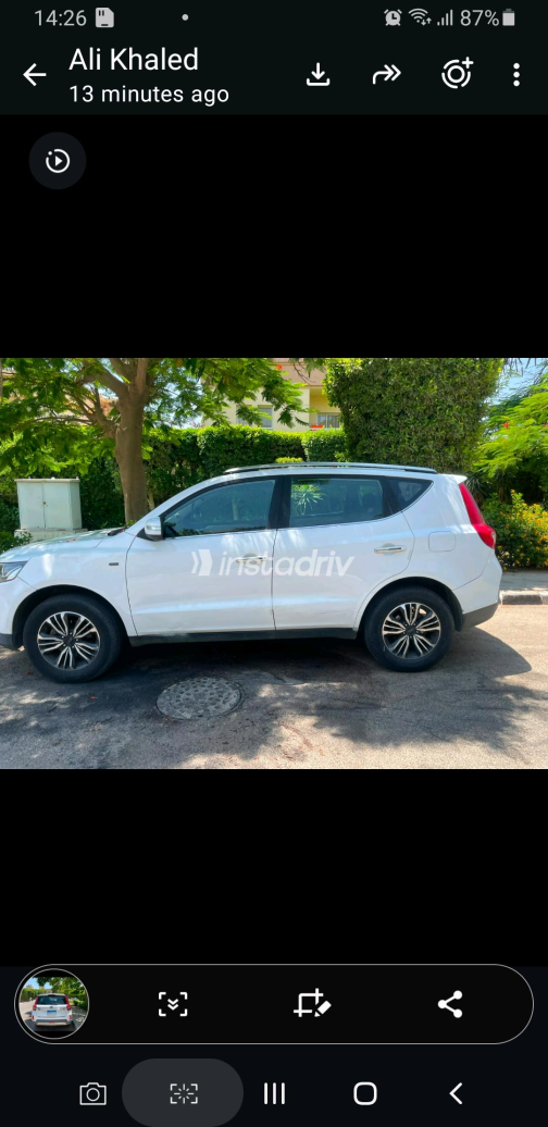 Geely Emgrand X7 2020 White Automatic Used for Sale in Cairo - 4