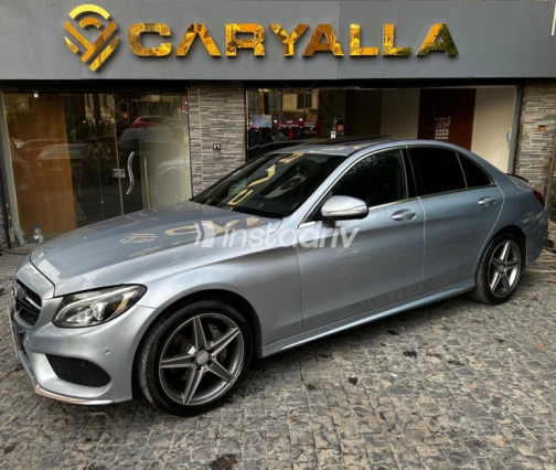 Mercedes C 180 2015 Silver Automatic Used for Sale in Nasr city - 2