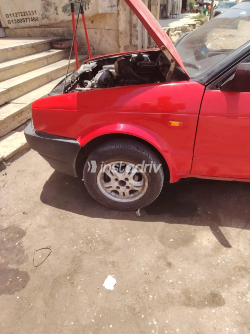Seat Ibiza 1989 Red Manual Used for Sale in El Haram - 2