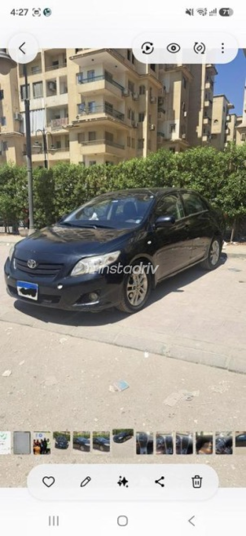 Toyota Corolla 2008 Black Automatic Used for Sale in Maadi - 5