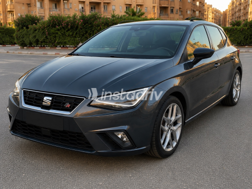Seat Ibiza 2019 Dark Gray Automatic Used for Sale in Cairo - 7
