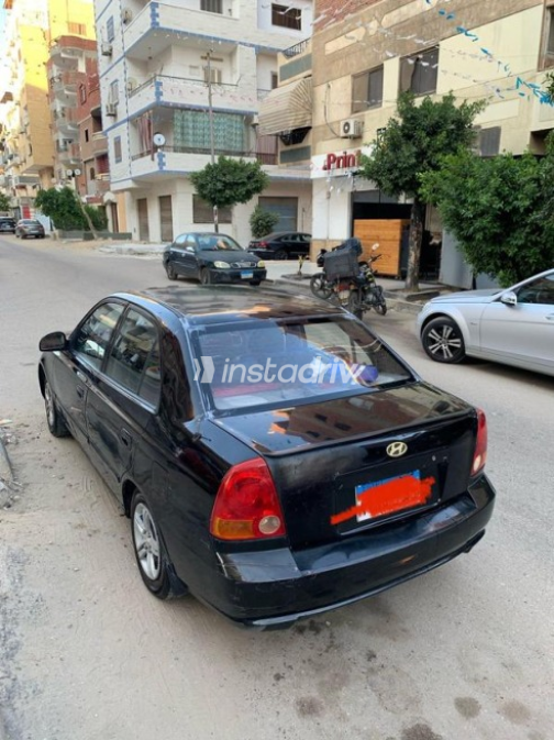 Hyundai Verna 2008 Black Manual Used for Sale in Ismailia - 4