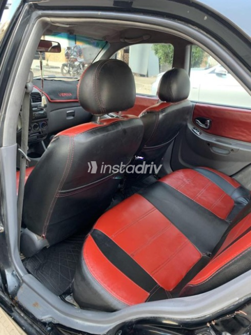 Hyundai Verna 2008 Black Manual Used for Sale in Ismailia - 7