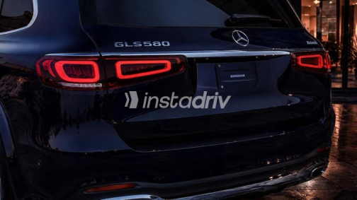 مرسيدس GLS 2022 أزرق غامق أوتوماتيك مستعملة للبيع في مدينة الشيخ زايد - 3