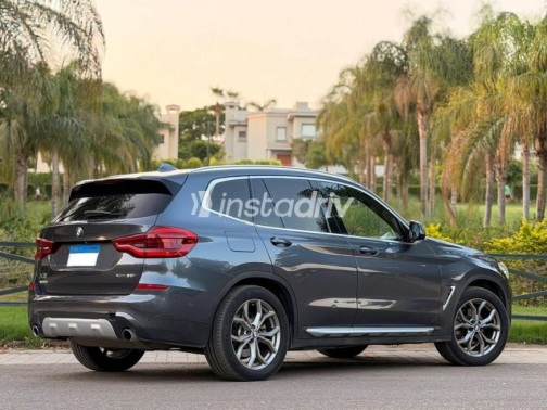 BMW X3 2019 Dark Blue Automatic Used for Sale in Maadi - 3