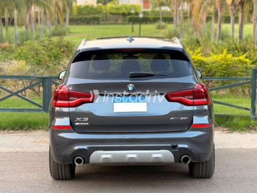 BMW X3 2019 Dark Blue Automatic Used for Sale in Maadi - 5