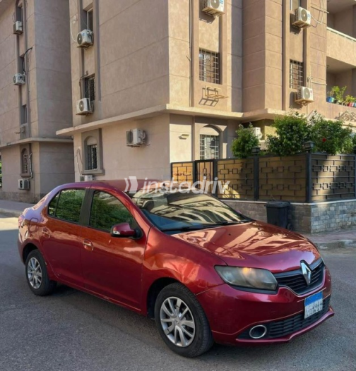 Renault Logan 2015 Dark Red Manual Used for Sale in 6 October - 2