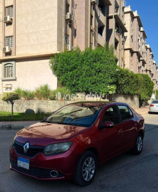 Renault Logan 2015 Dark Red Manual Used for Sale in 6 October - 3