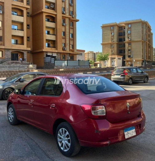 Renault Logan 2015 Dark Red Manual Used for Sale in 6 October - 4