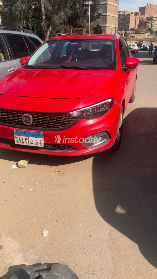 Fiat Tipo 2021 Red Automatic Used for Sale in Nasr city - 3