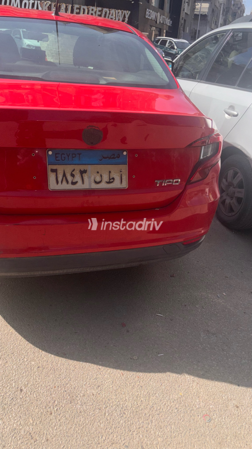 Fiat Tipo 2021 Red Automatic Used for Sale in Nasr city - 4