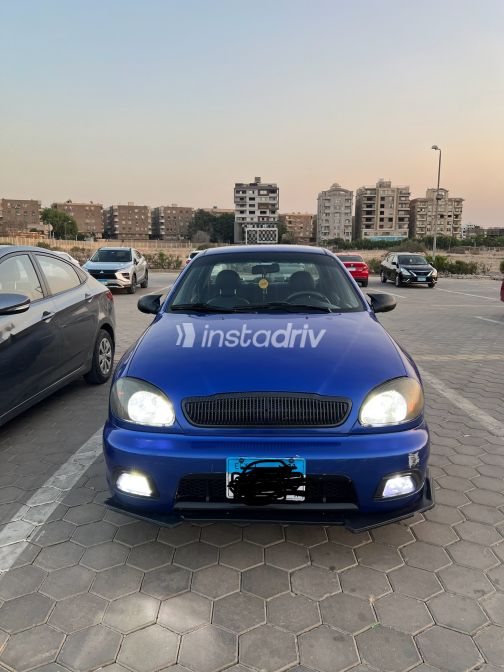 Daewoo Lanos 2 2005 Blue Manual Used for Sale in Maadi - 9