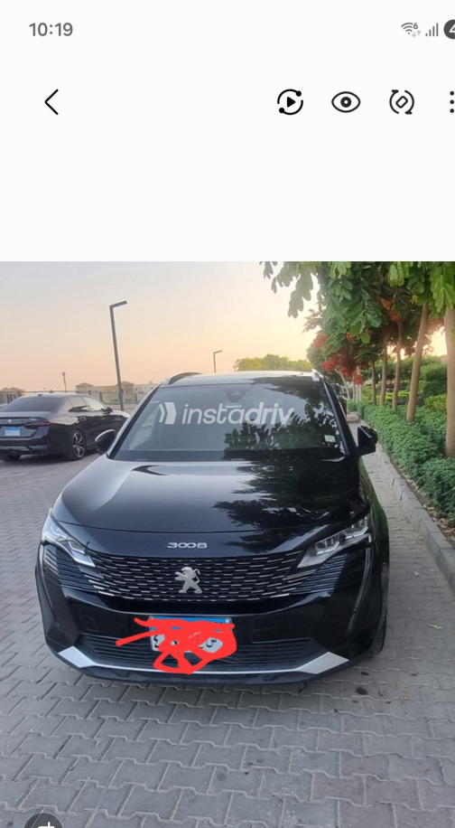 بيجو 3008 2023 أسود أوتوماتيك مستعملة للبيع في الجيزة - 2