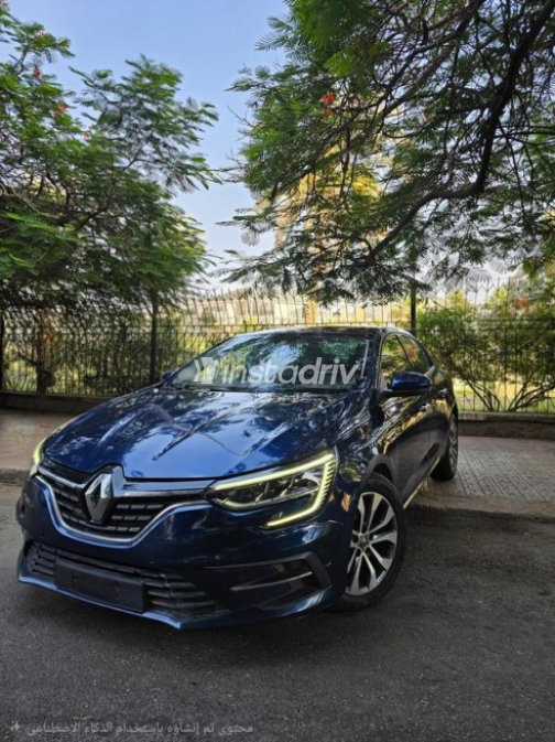Renault Megane 2022 Dark Blue Automatic Used for Sale in Heliopolis - 2
