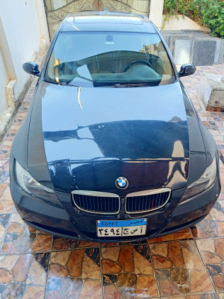 BMW 316 2007 Black Automatic Used for Sale in Cairo