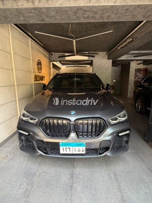 بي ام دبليو X6 2021 رمادي أوتوماتيك مستعملة للبيع في القاهرة - 5