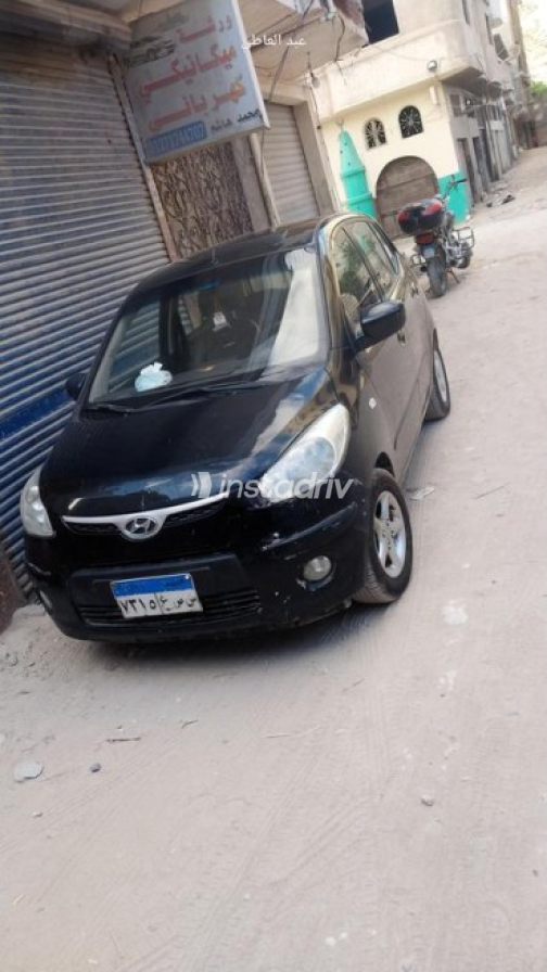 هيونداي I10 2008 أسود يدوي مستعملة للبيع في الإسكندرية - 1