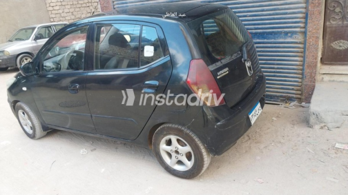 هيونداي I10 2008 أسود يدوي مستعملة للبيع في الإسكندرية - 5