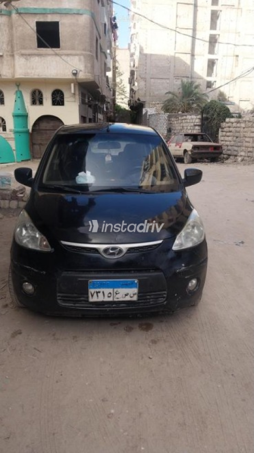 هيونداي I10 2008 أسود يدوي مستعملة للبيع في الإسكندرية - 9