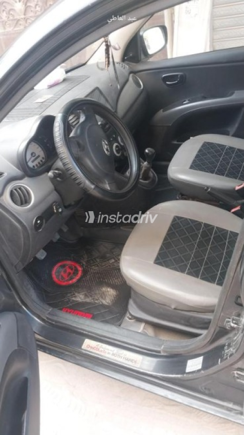 هيونداي I10 2008 أسود يدوي مستعملة للبيع في الإسكندرية - 10