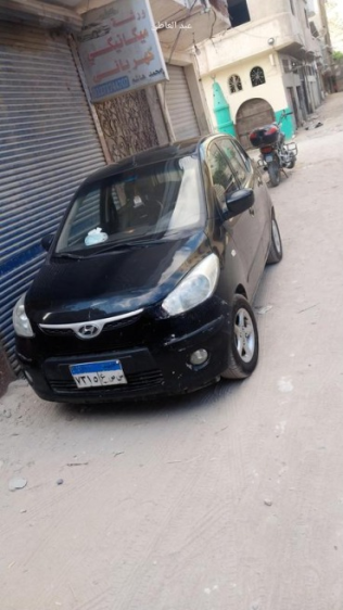 هيونداي I10 2008 أسود يدوي مستعملة للبيع في الإسكندرية