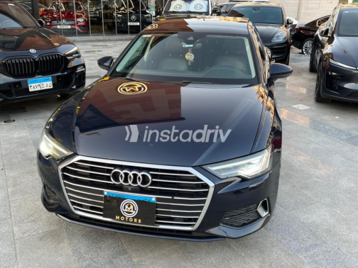 Audi A6 2020 Dark Blue Automatic Used for Sale in Cairo - 4