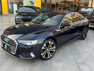 Audi A6 2020 Dark Blue Automatic Used for Sale in Cairo