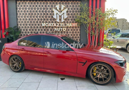 BMW 340 2018 Red Automatic Used for Sale in Cairo - 9