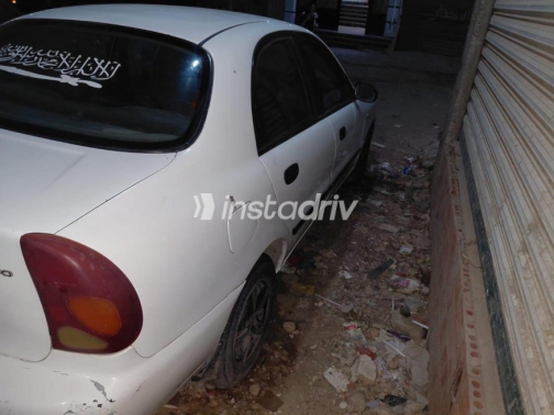 دايو لانوس 2 2000 أبيض يدوي مستعملة للبيع في الهرم - 6