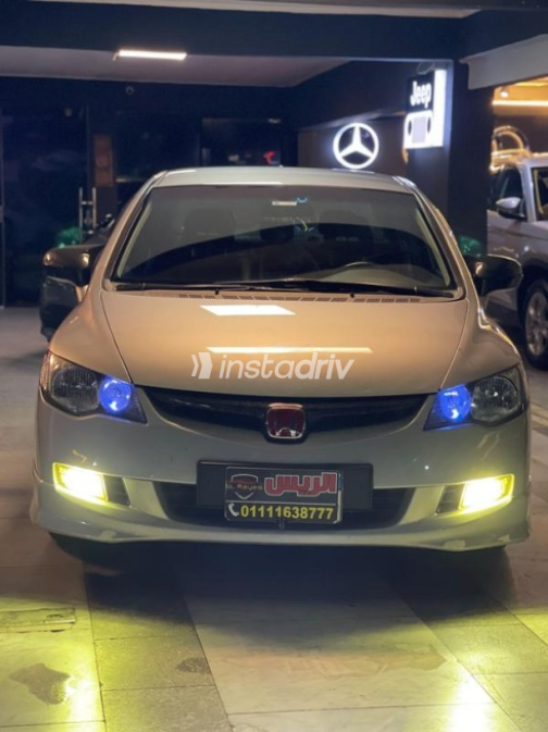 Honda Civic 2008 Gray Automatic Used for Sale in Nasr city - 1