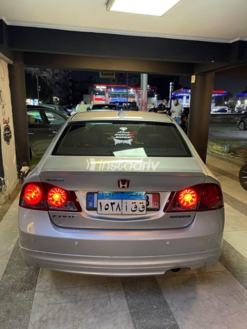 Honda Civic 2008 Gray Automatic Used for Sale in Nasr city - 2