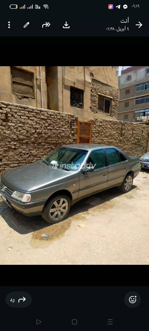 Peugeot 405 1990 Gray Manual Used for Sale in Cairo - 3