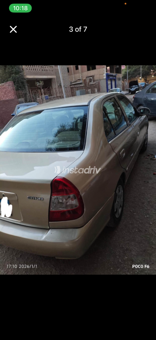 Hyundai Viva 2008 Gold Manual Used for Sale in Qalyubia - 1
