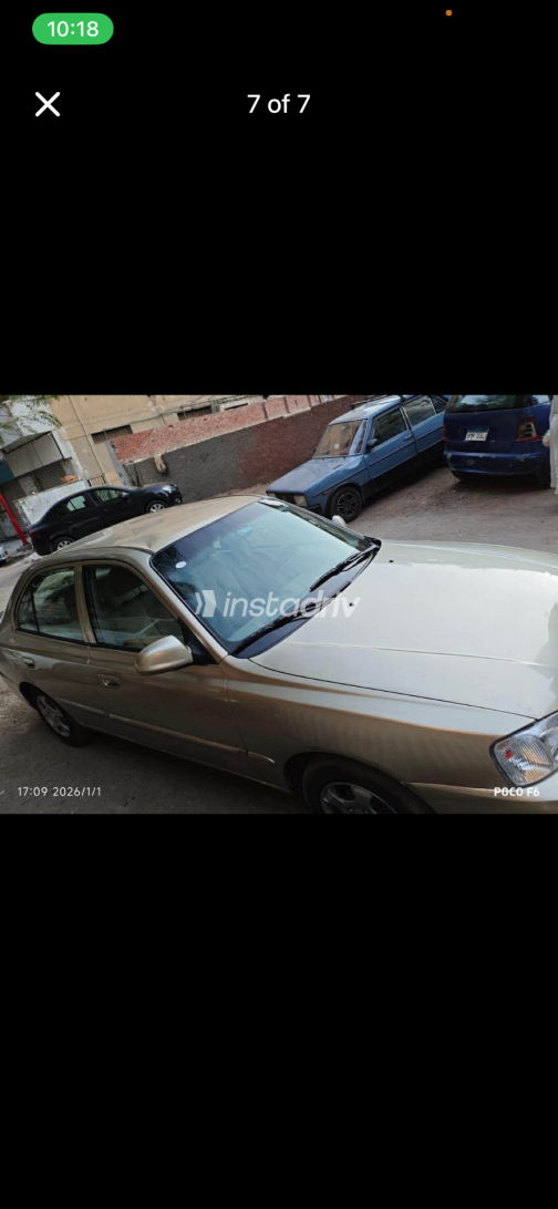 Hyundai Viva 2008 Gold Manual Used for Sale in Qalyubia - 2