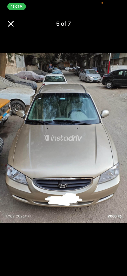 Hyundai Viva 2008 Gold Manual Used for Sale in Qalyubia - 5
