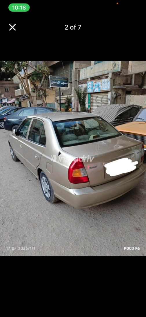 Hyundai Viva 2008 Gold Manual Used for Sale in Qalyubia - 6