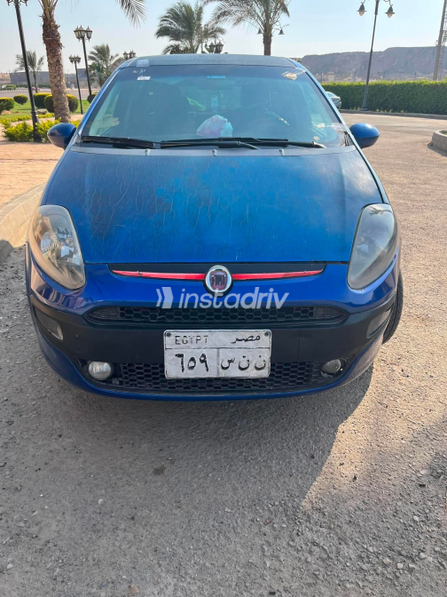 Fiat Punto evo 2012 Blue Automatic Used for Sale in Heliopolis - 3