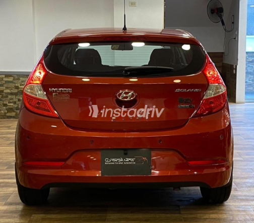 Hyundai Solaris 2017 Red Automatic Used for Sale in Heliopolis - 4