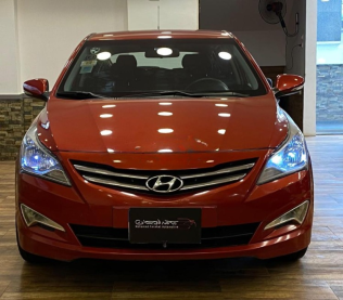 Hyundai Solaris 2017 Red Automatic Used for Sale in Heliopolis