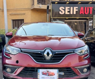 Renault Megane 2018 Dark Red Automatic Used for Sale in Heliopolis